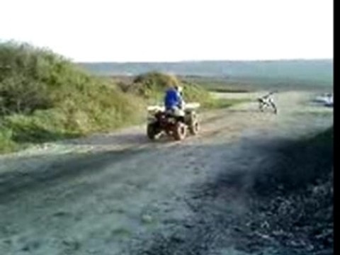Le quad et la boue