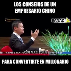 Mira los consejos de este reconocido empresario chino para los emprendedores