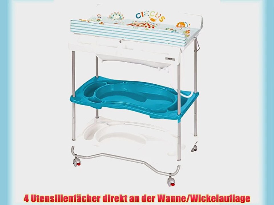 Atlantis 564017 Brevi Bade-Wickelkombination - Made in Italy Circus azur