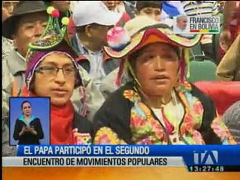 El papa Francisco pidió perdón por los crímenes cometidos durante la conquista