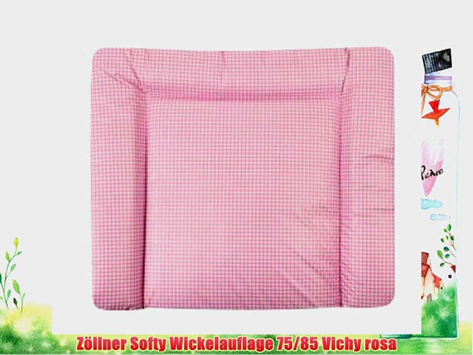 Z?llner Softy Wickelauflage 75/85 Vichy rosa