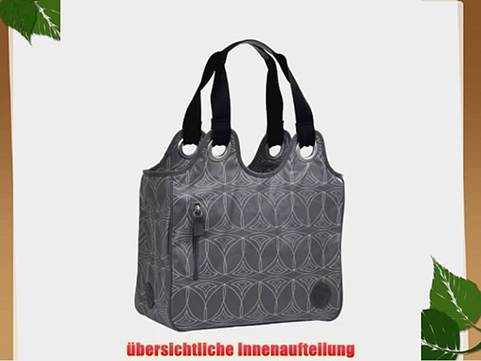 L?ssig LCOB204 - Wickeltasche Vintage Cosmo Bag Oilcloth grey