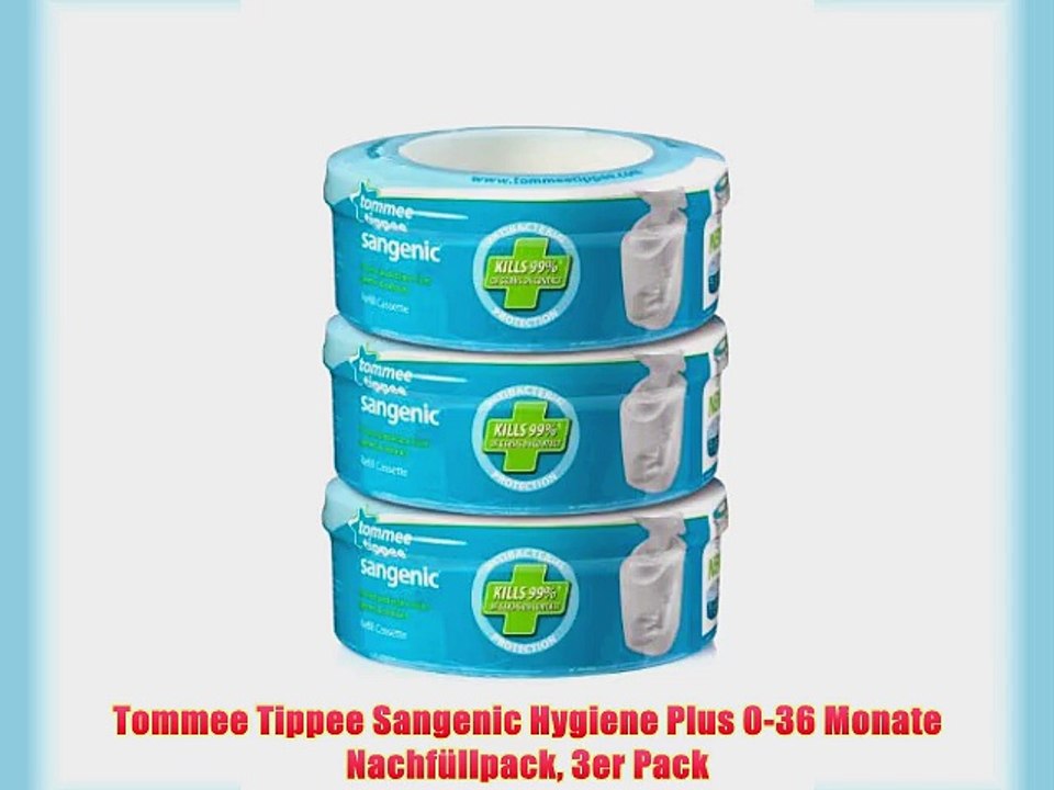 Tommee Tippee Sangenic Hygiene Plus 0-36 Monate Nachf?llpack 3er Pack