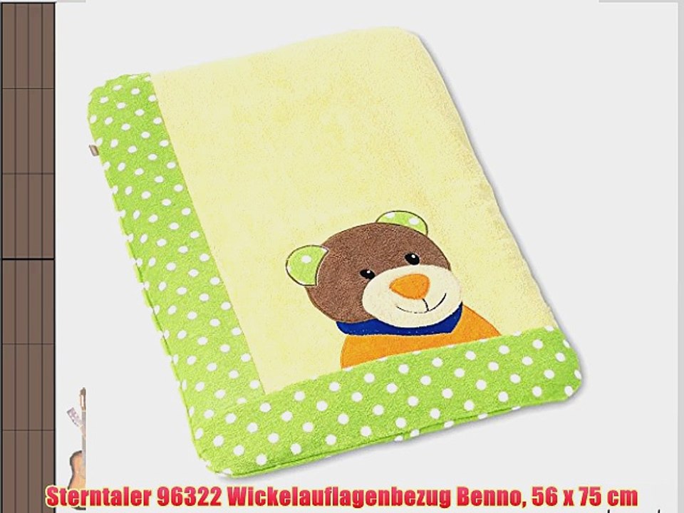 Sterntaler 96322 Wickelauflagenbezug Benno 56 x 75 cm