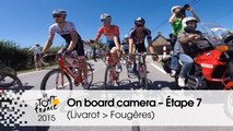 Caméra embarquée / On board camera - Étape 7 (Livarot / Fougères) - Tour de France 2015