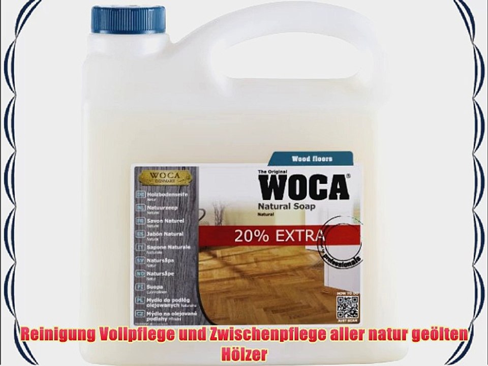 Holzbodenseife Natur 3 Ltr - WoCa / Trip Trap Woodcare