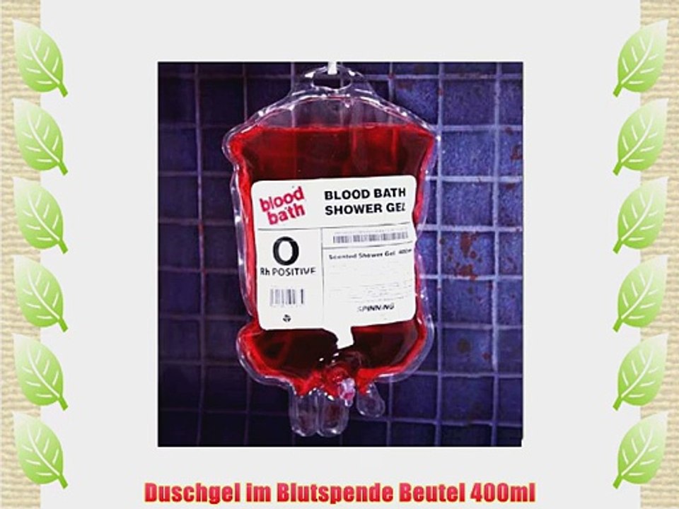 Duschgel im Blutspende Beutel 400ml