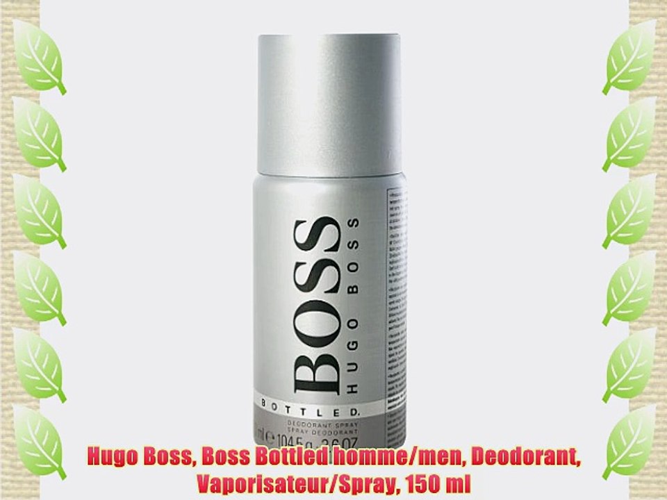 Hugo Boss Boss Bottled homme/men Deodorant Vaporisateur/Spray 150 ml