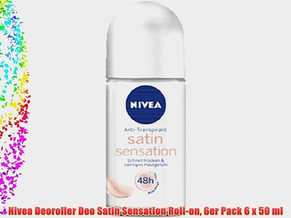 Nivea Deoroller Deo Satin Sensation Roll-on 6er Pack 6 x 50 ml