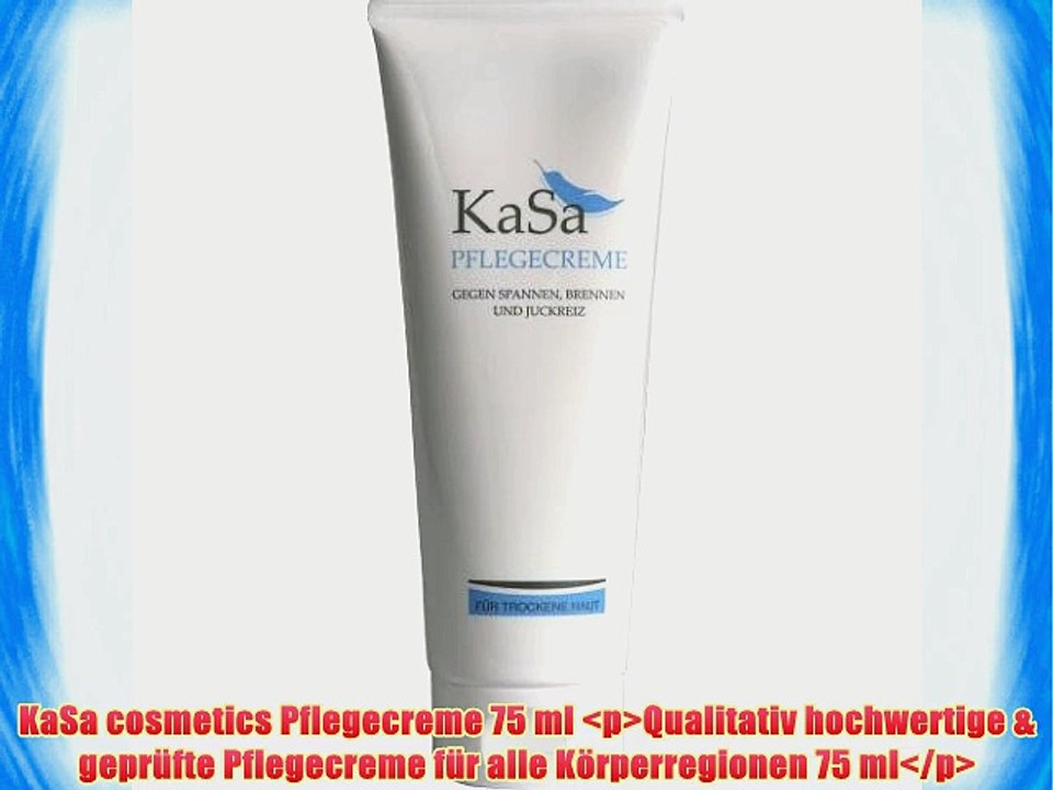 KaSa cosmetics Pflegecreme 75 ml