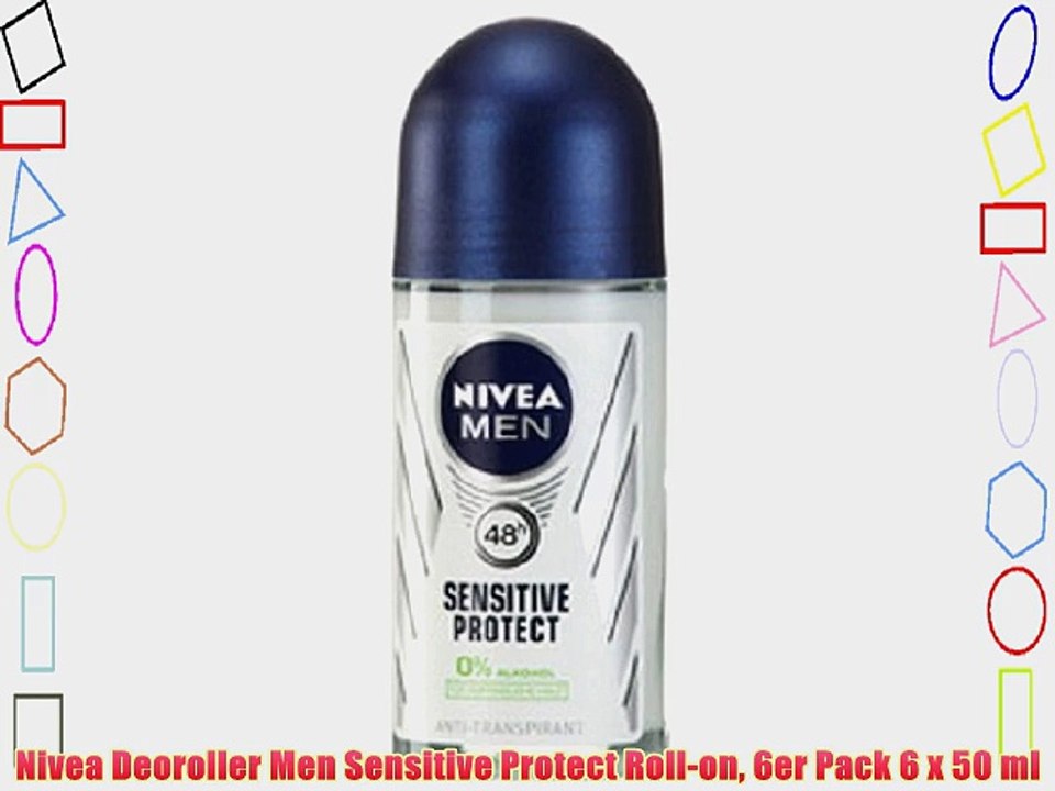 Nivea Deoroller Men Sensitive Protect Roll-on 6er Pack 6 x 50 ml