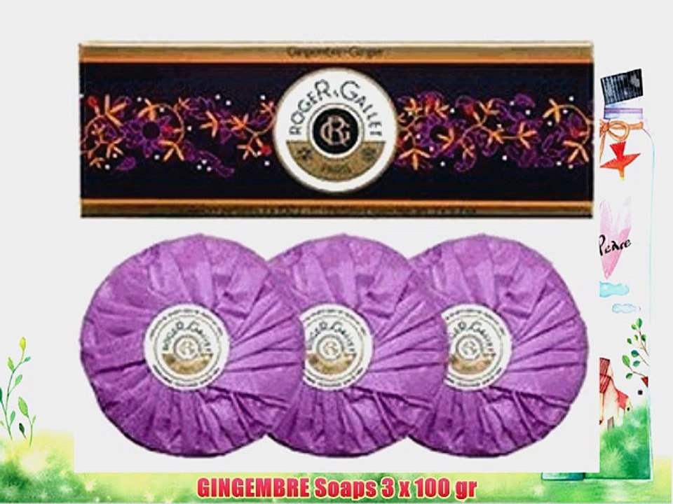 GINGEMBRE Soaps 3 x 100 gr