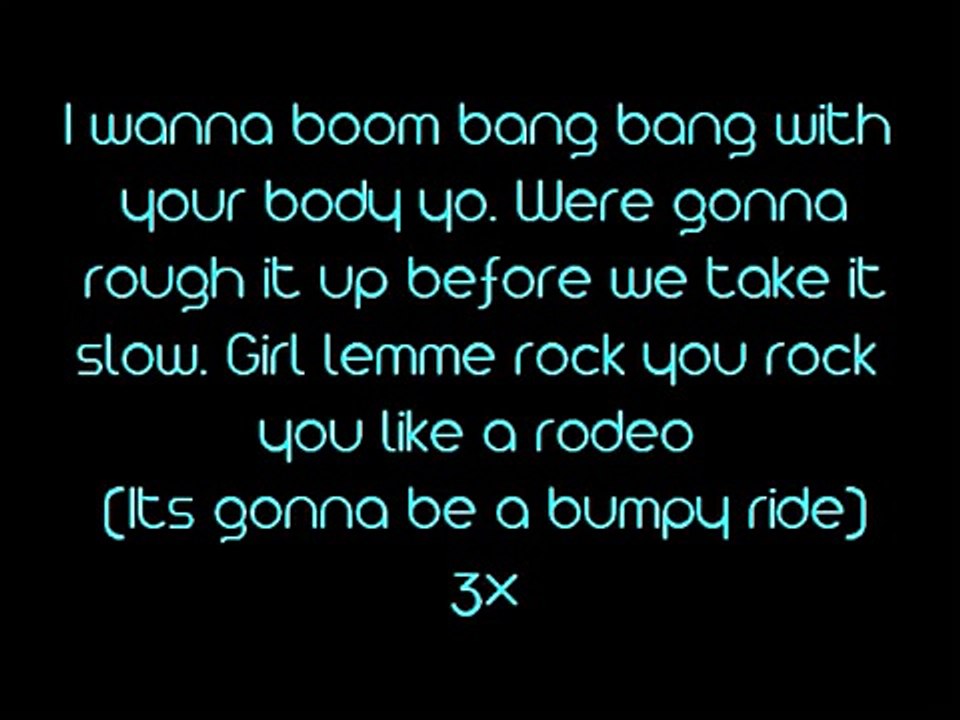 Mohombi - Bumpy Ride + Lyrics