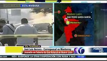 Explosión e incendio en tubería de gas natural en San Pedro Garza Garcia 7 agosto 014 Nuevo León