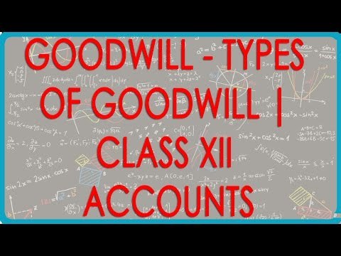 Partnership Accounting - Goodwill - Types of Goodwill | Class XII Accounts - CBSCE Board