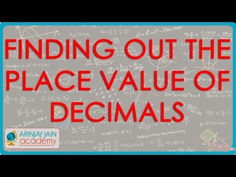 1156. US Maths for Grade 6 - Finding out the place value of Decimals