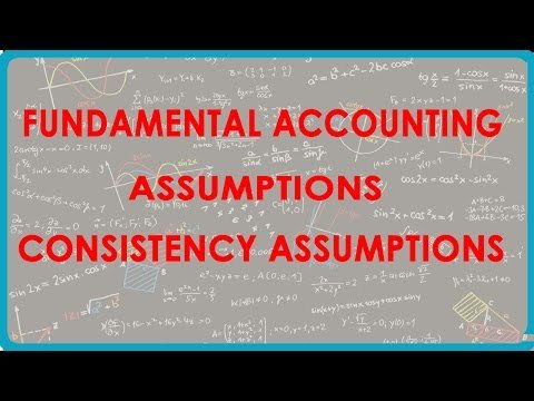 1089. Fundamental Accounting Assumptions Consistency Assumption