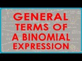 1100.General term of a Binomial expression