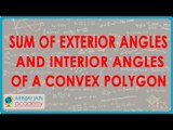 1453. Sum of Exterior Angles and Interior Angles of a Convex Polygon
