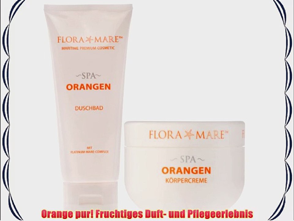 Flora Mare Spa Orangen Duschbad Und K?rpercreme 1er Pack (1 x 400 ml)