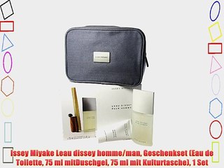 Issey Miyake Leau dissey homme/man Geschenkset (Eau de Toilette 75 ml mitDuschgel 75 ml mit