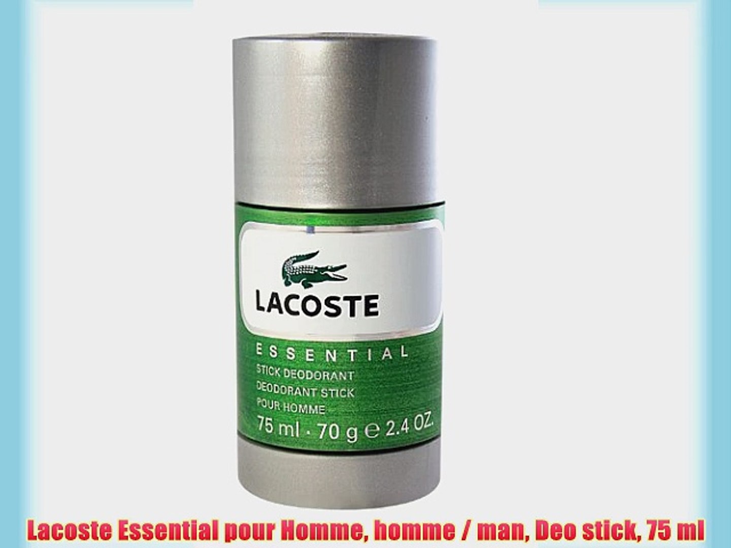 lacoste essential sport deodorant stick