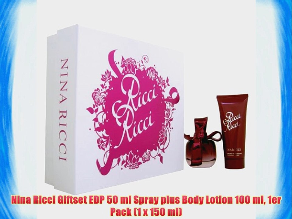 Nina Ricci Giftset EDP 50 ml Spray plus Body Lotion 100 ml 1er Pack (1 x 150 ml)