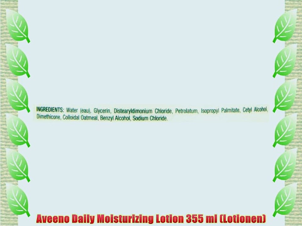 Aveeno Daily Moisturizing Lotion 355 ml (Lotionen)