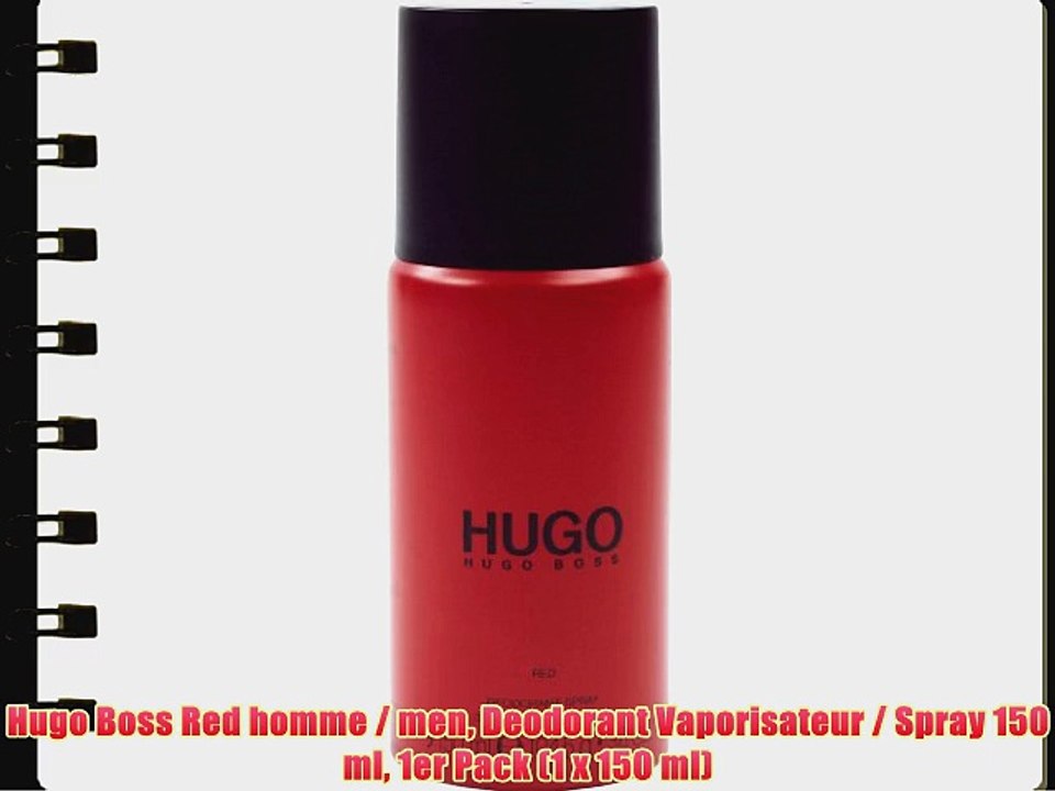 Hugo Boss Red homme / men Deodorant Vaporisateur / Spray 150 ml 1er Pack (1 x 150 ml)