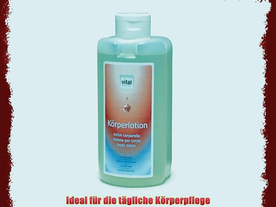 vital K?rperlotion mit Aloe Vera 500 ml - 20 Flaschen
