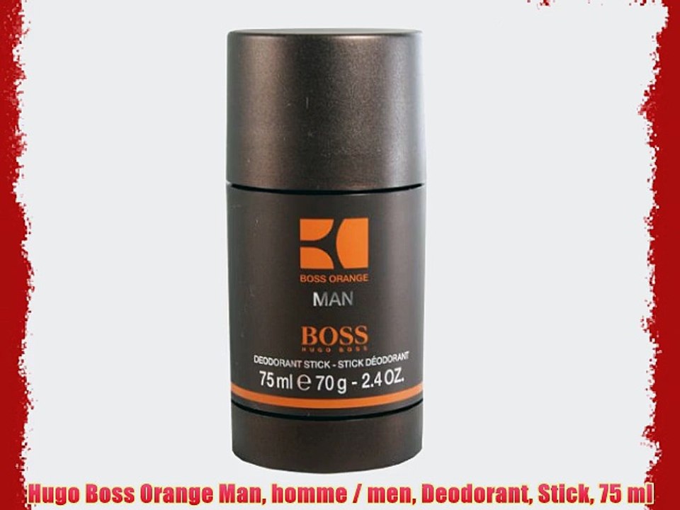 Hugo Boss Orange Man homme / men Deodorant Stick 75 ml