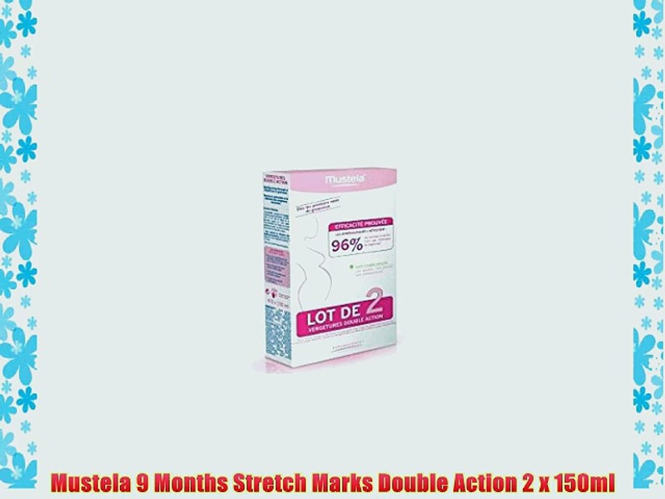 Mustela 9 Months Stretch Marks Double Action 2 x 150ml