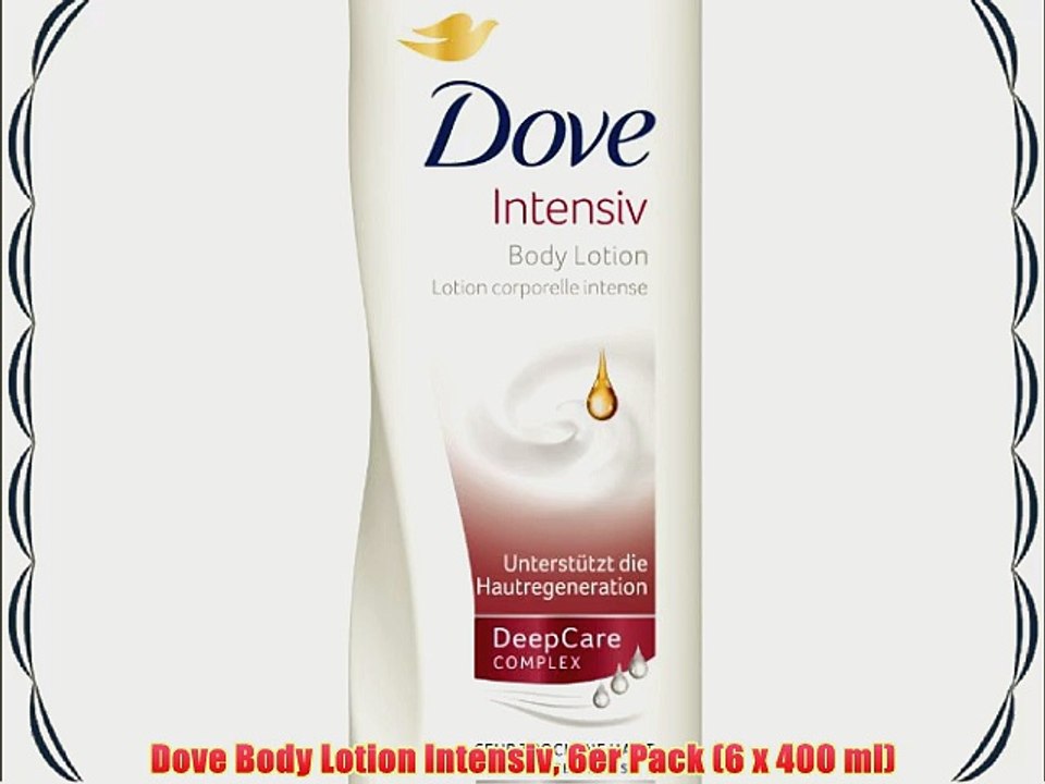 Dove Body Lotion Intensiv 6er Pack (6 x 400 ml)