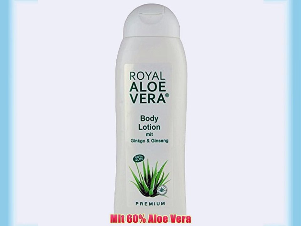 Royal Aloe Vera Body Lotion mit Ginko Ginseng 60% Aloe K?rper Lotion
