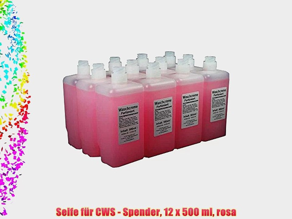 Seife f?r CWS - Spender 12 x 500 ml rosa