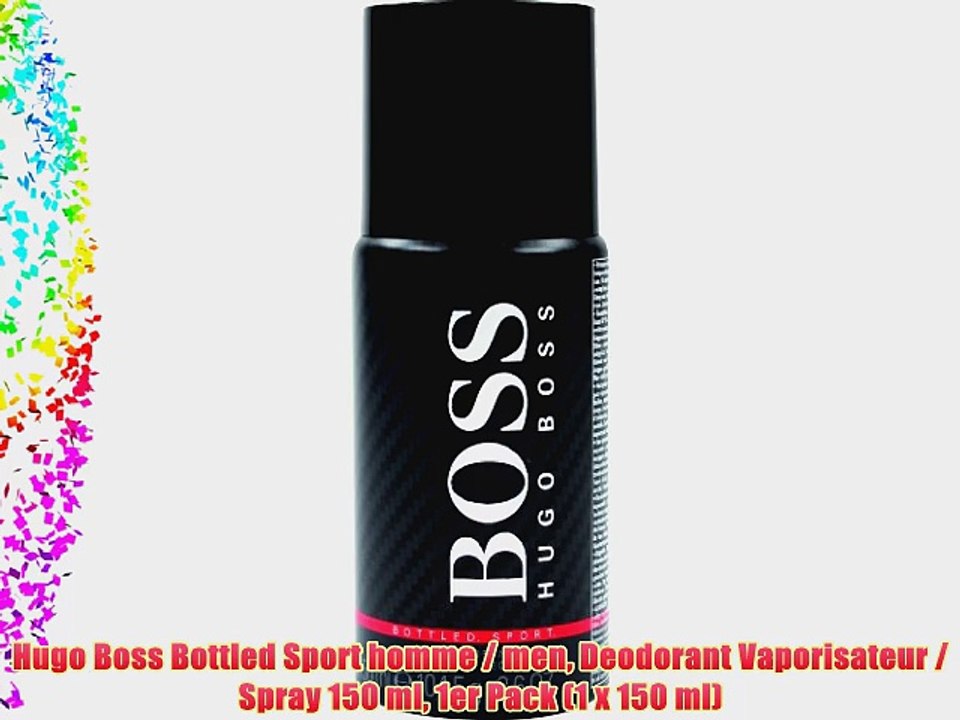 Hugo Boss Bottled Sport homme / men Deodorant Vaporisateur / Spray 150 ml 1er Pack (1 x 150