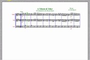 Mozart's Musical Joke K.522 (trio) - live video/audio score sample