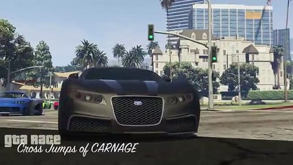 GTA 5 Online - CROSS JUMPS AND HIGH SPEED RAMPS! (GTA 5 Online)