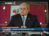 Pedro Cateriano respalda crítica de Ollanta Humala a los medios
