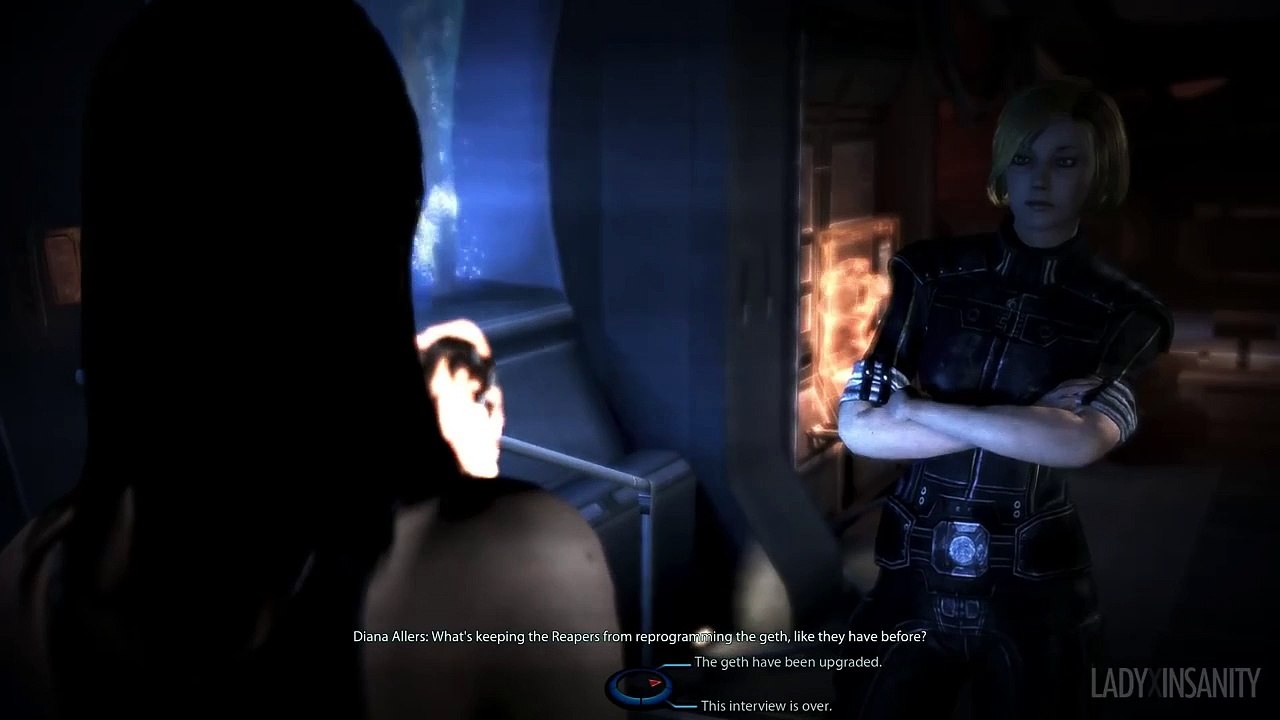 [MASS EFFECT 3] Romance with Diana Allers aka Jessica Chobot