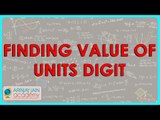 Finding value of units digits to ensure the number is divisible by 9