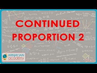 Continued Proportion2