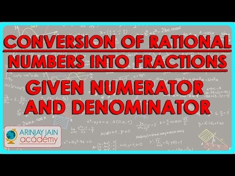 1020.Conversion of Rational Numbers into Fractions with given numerator and Denominator
