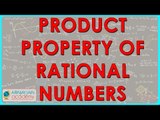 Product property of Rational Numbers