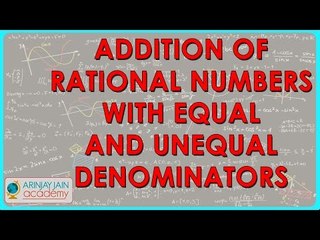 1203. Addition of Rational Numbers: Equal and Unequal Denominators