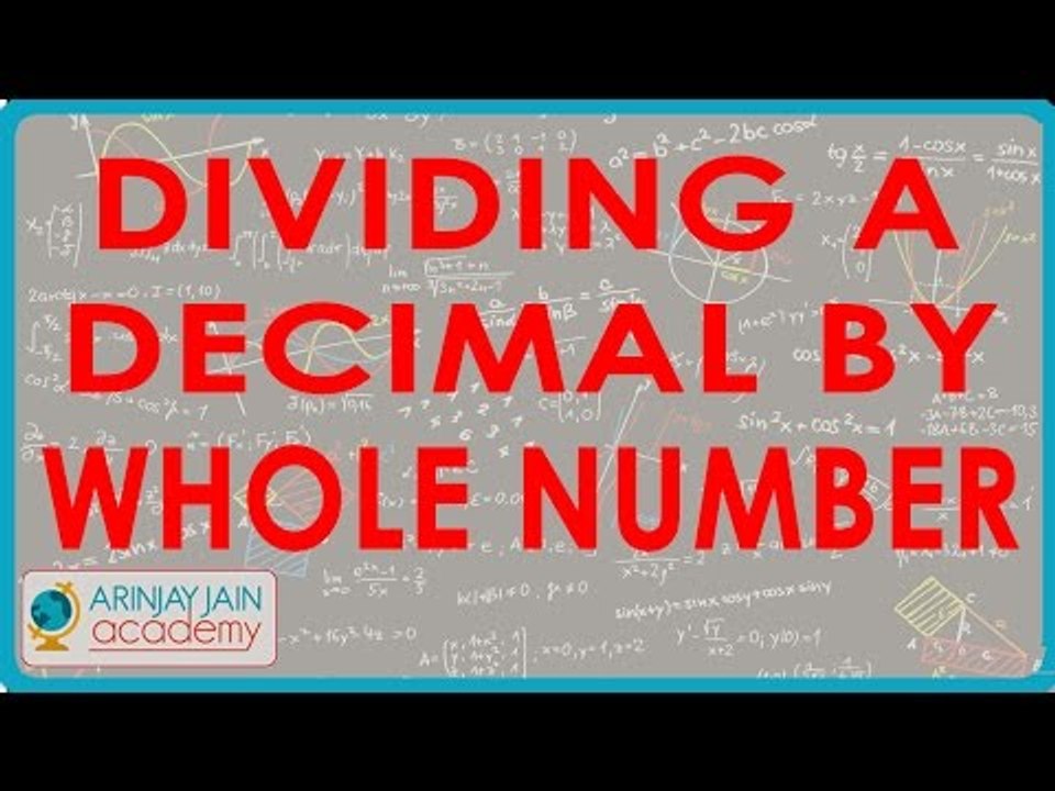 1029 .$ CBSE Class VI Maths,  ICSE Class VI Maths -  Dividing a Decimal by whole number