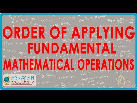 1037.CBSE Class VI Maths, ICSE Class VI- Order of applying Fundamental Mathematical Operations