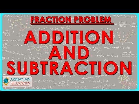 1041. CBSE / ICSE Class VII Mathematics - Fraction Problem 1 Addition and subtraction