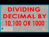 1030.$ CBSE Class VI Maths,  ICSE Class VI Maths -  Dividing Decimal by 10, 100 or 1000