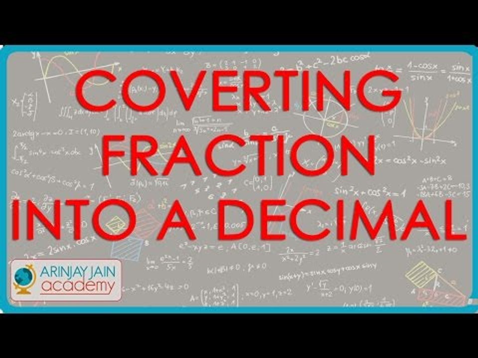 1058. Coverting fraction  into a decimal